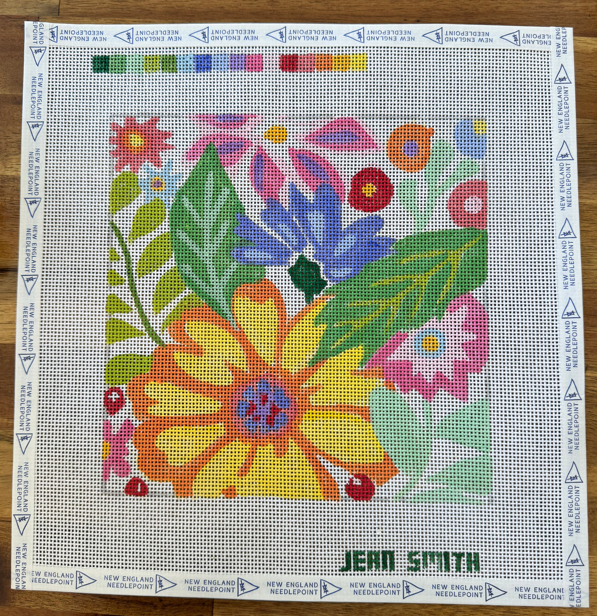 Jean Smith- Small Fantasy Garden #2 (8" - 13 mesh)