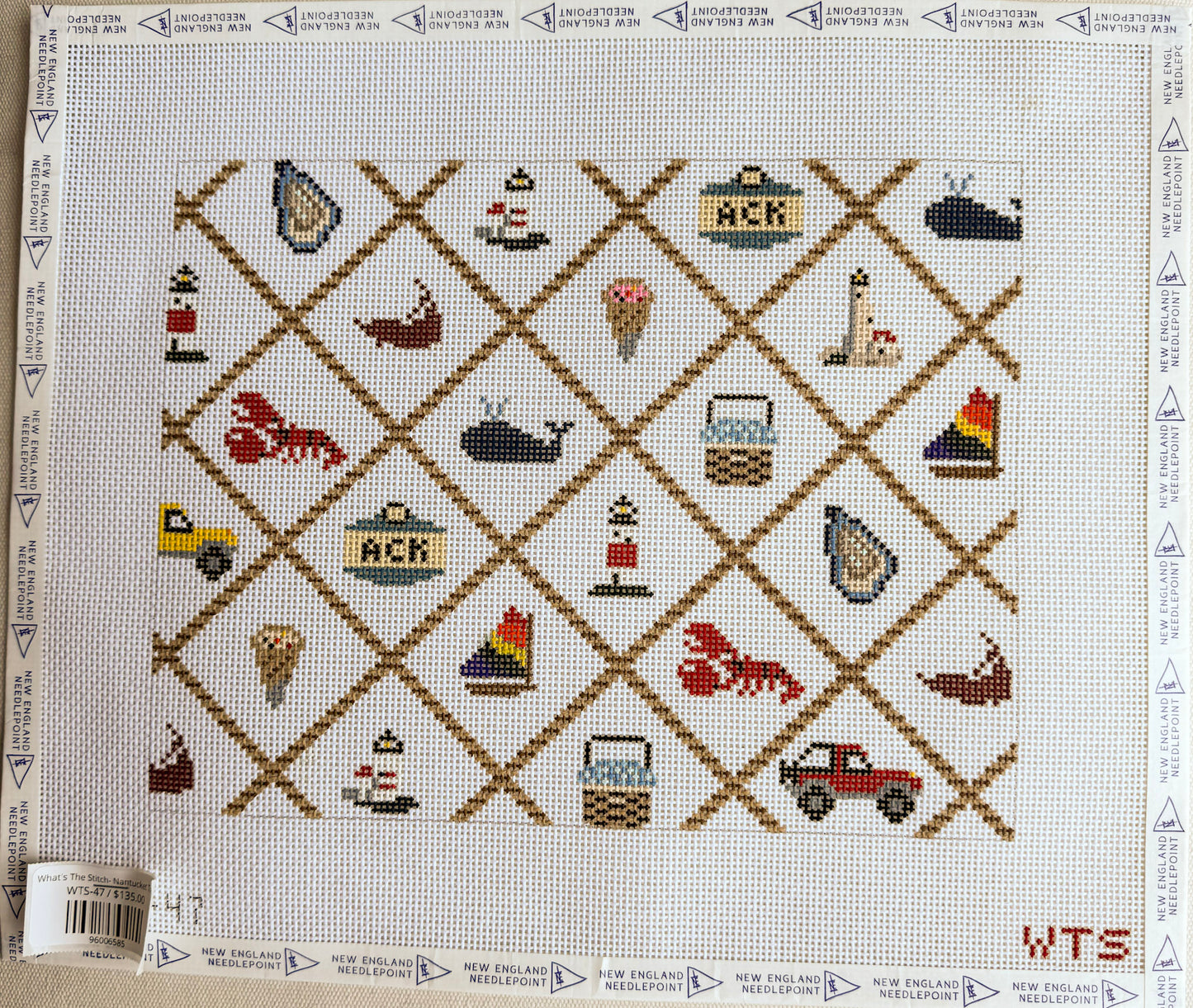 What's The Stitch- Nantucket Trellis