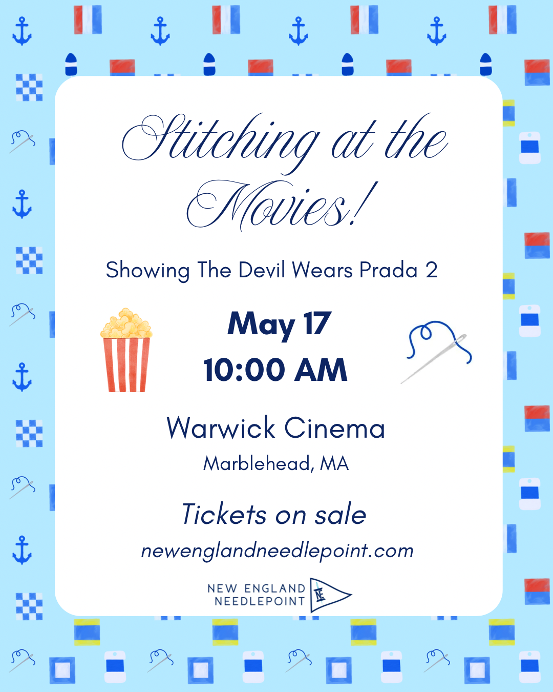 Stitching at the Movies!