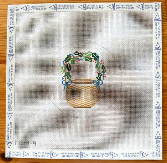 CBK- Nantucket Basket- Holly on Handle