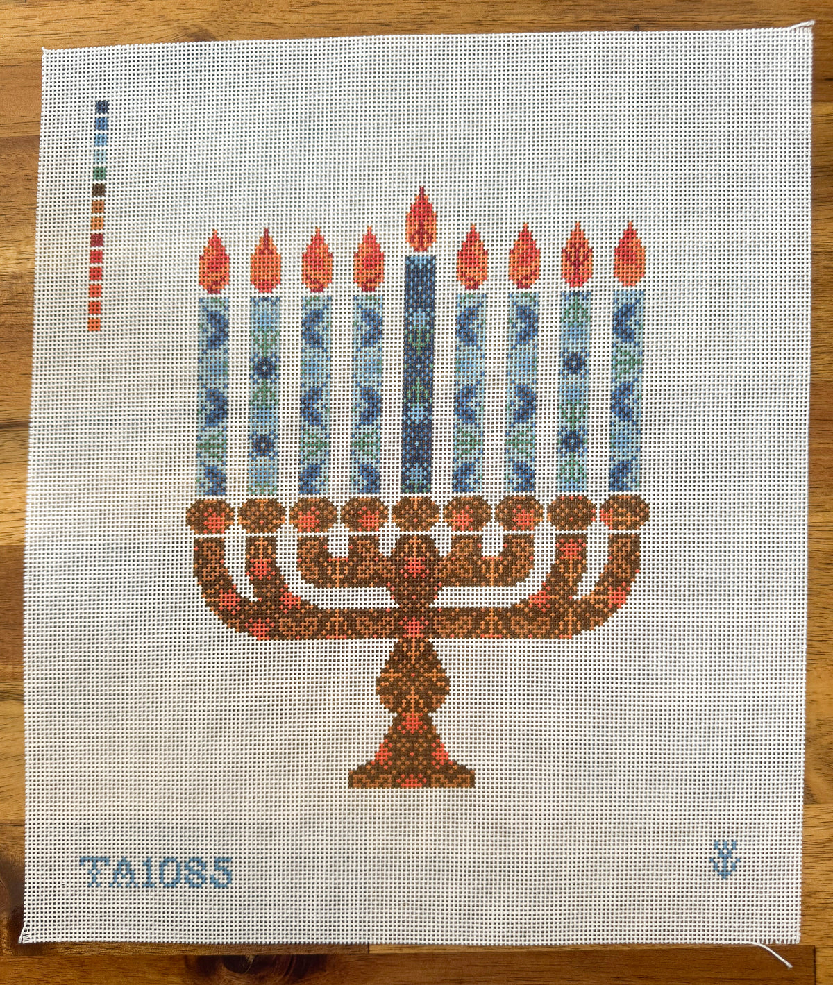 Thorn Alexander- Floral Menorah Printed