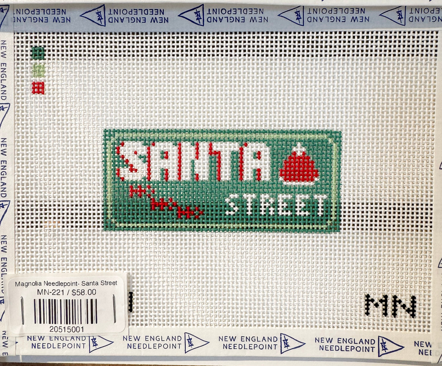 Magnolia Needlepoint- Santa Street