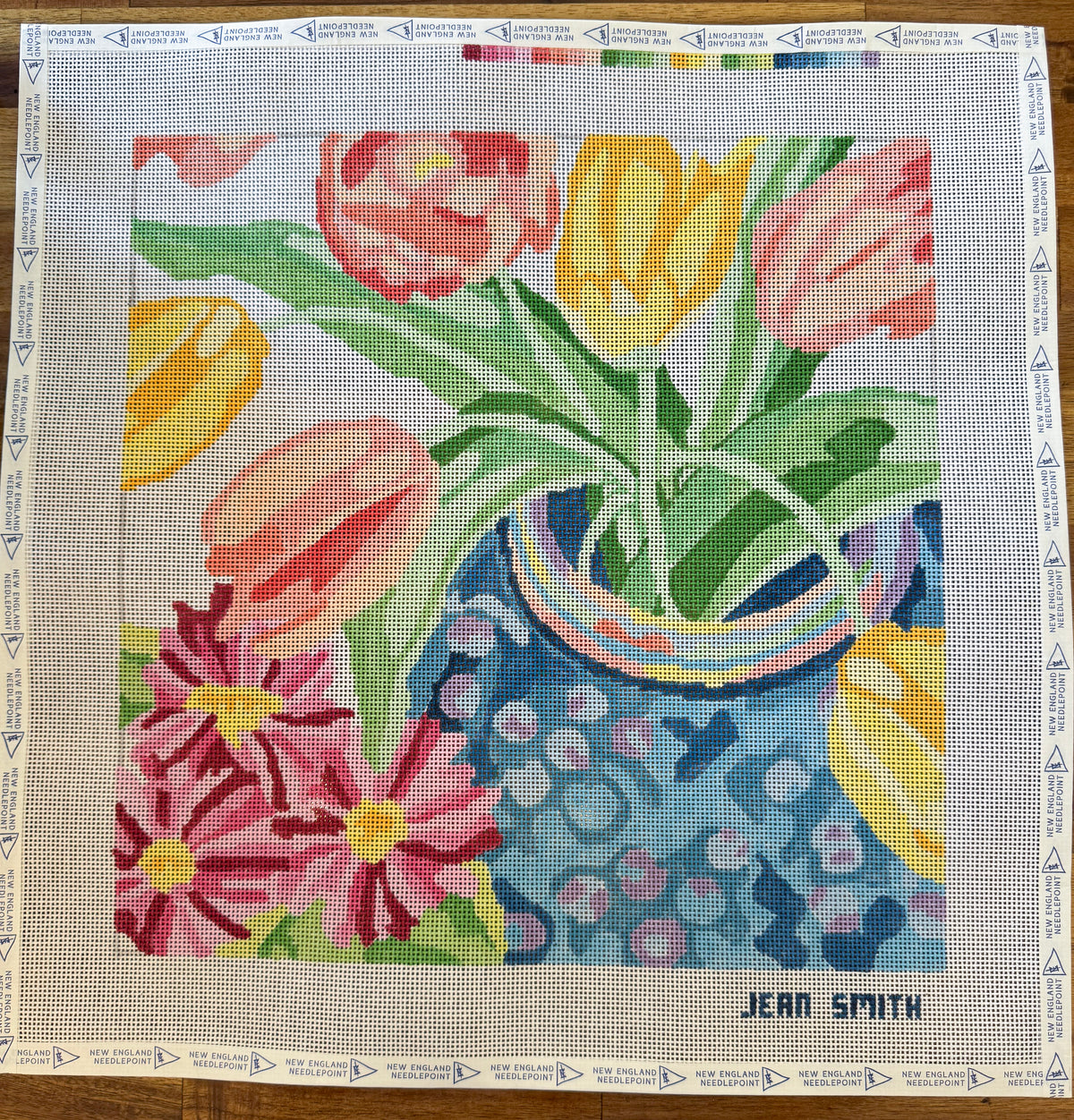 Jean Smith- Fresh Cut Flowers #1 (14" - 13 mesh)
