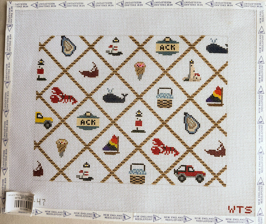 What's The Stitch- Nantucket Trellis