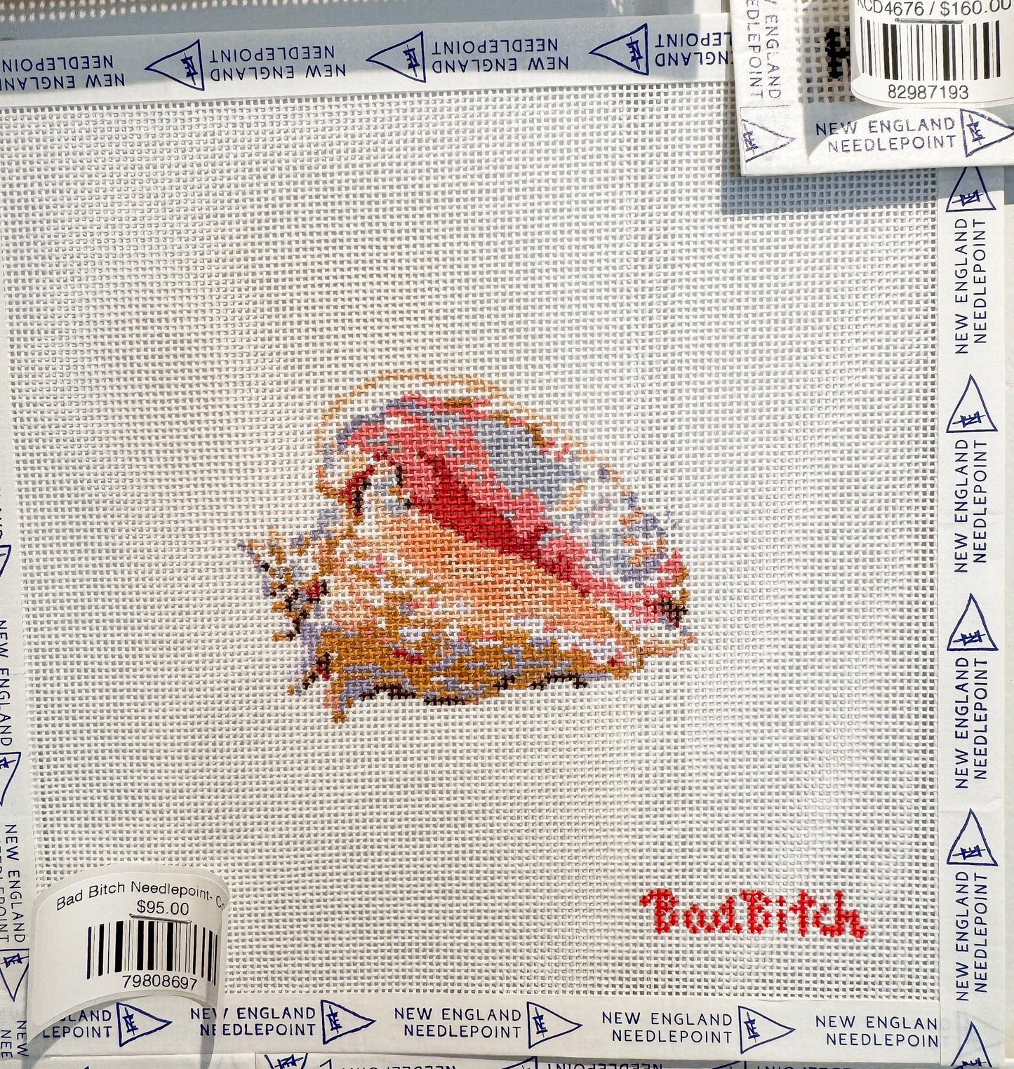Bad Bitch Needlepoint- Conch