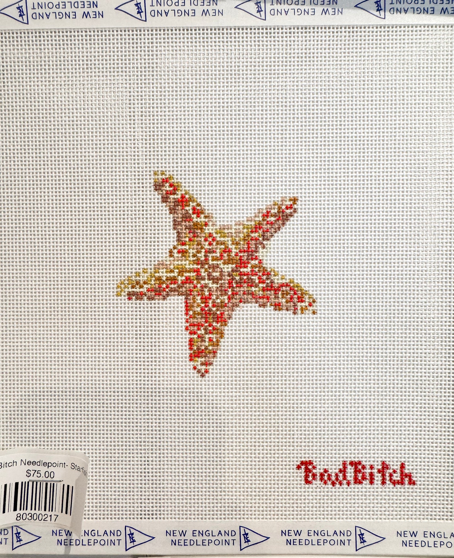 Bad Bitch Needlepoint- Starfish