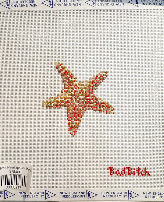 Bad Bitch Needlepoint- Starfish
