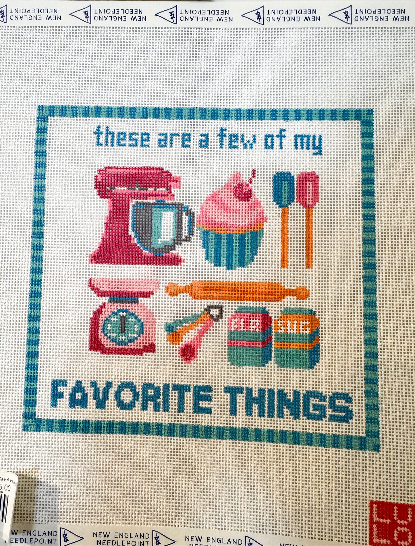 Lucky Lotus Needlepoint- These Are A Few of My Favorite Things (Baking)