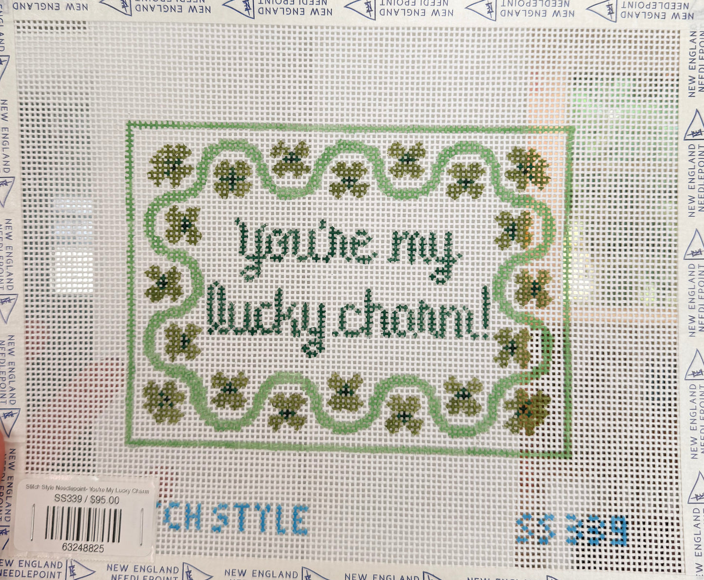 Stitch Style Needlepoint- You're My Lucky Charm